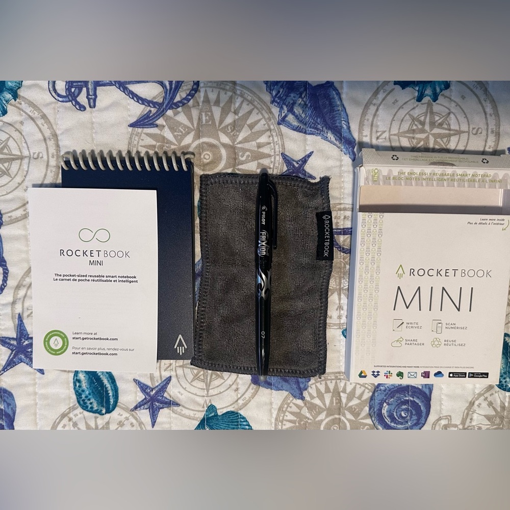 Rocketbook Mini Smart Notebook with Pen